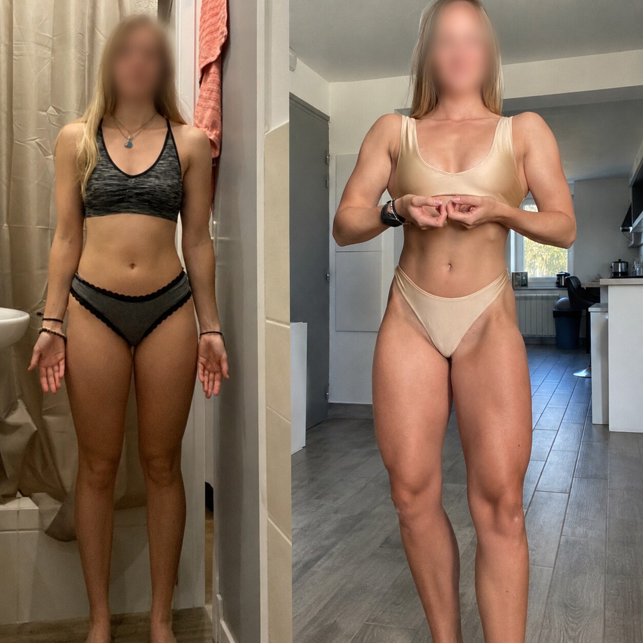 Transformation avant après cliente CM