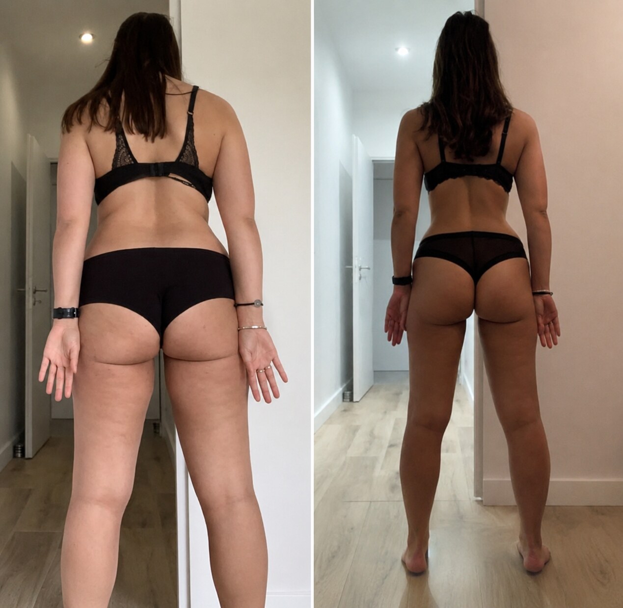 Transformation avant après cliente CM