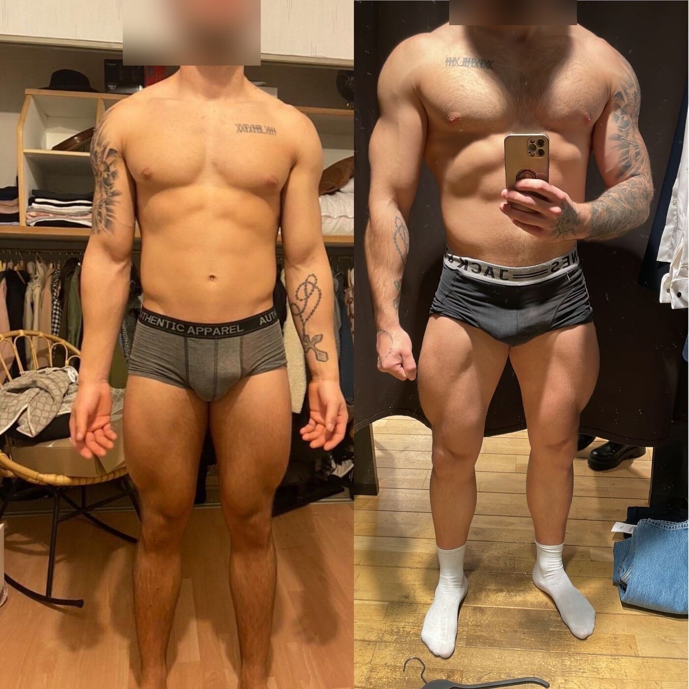 Transformation avant après client CM