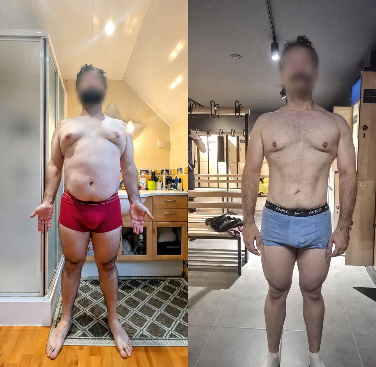 Transformation avant après client CM